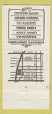 Matchbook Cover - Church Street Station Rosie O'Grady's Orlando FL 30 Strike