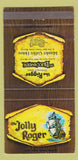 Matchbook Cover - Jolly Roger Restaurants CHAIN 30 Strike