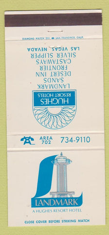 Matchbook Cover - Landmark Hughes Resort Hotel Las Vegas NV 30 Strike