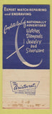 Matchbook Cover - Paul Jerome Jewelry Columbus GA 30 Strike