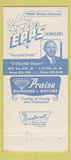 Matchbook Cover - Epp's Jewelry Birmingham AL 30 Strike