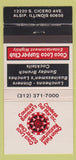 Matchbook Cover - Coco Loco Supper Club Alsip IL 30 Strike