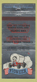 Matchbook Cover Pioneer 4 Wheel Drive Van Center San Diego La Mesa CA 30 Strike