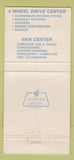 Matchbook Cover Pioneer 4 Wheel Drive Van Center San Diego La Mesa CA 30 Strike