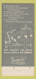 Matchbook Cover - The Hopkins Airport Hotel Cleveland OH 30 Strike