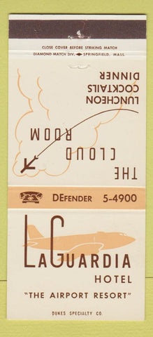 Matchbook Cover - LaGuardia Hotel Airport Resort New York City 30 Strike