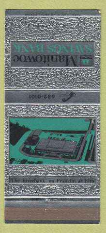 Matchbook Cover - Manitowoc Savings Bank WI 30 Strike