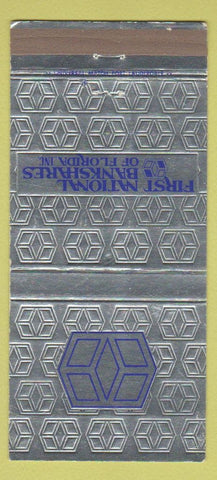 Matchbook Cover - First National Bankshares FL Lighthouse Point 30 Strike