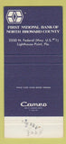 Matchbook Cover - First National Bankshares FL Lighthouse Point 30 Strike