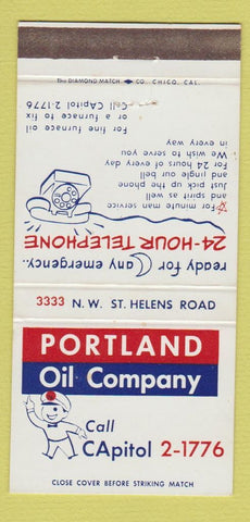 Matchbook Cover - Portland Oil Company OR 30 Strike