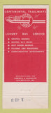 Matchbook Cover - Eagles Continental Trailways Bus Service 30 Strike