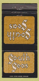 Matchbook Cover - South Seas Samoan Steak House Honolulu Hawaii 30 Strike