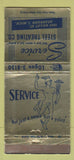 Matchbook Cover - Service Steel Treating Dearborn MI WEAR 30 Strike