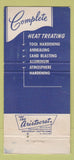 Matchbook Cover - Service Steel Treating Dearborn MI WEAR 30 Strike