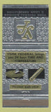 Matchbook Cover - York Federal Savings PA 30 Strike