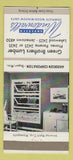 Matchbook Cover - Andersen Windows Green Bros Lumber 30 Strike