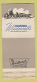 Matchbook Cover - Andersen Windows Green Bros Lumber 30 Strike
