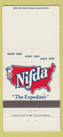 Matchbook Cover - Nifda Food Service Atlanta GA 30 Strike