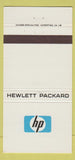 Matchbook Cover - Hewlett Packard HP 30 Strike