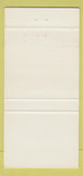 Matchbook Cover - Hewlett Packard HP 30 Strike
