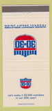 Matchbook Cover - Hughes Aircraft Credit Union 30 Strike
