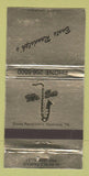 Matchbook Cover - Boots Randolph's Nashville TN WEAR 30 Strike