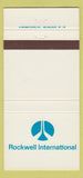 Matchbook Cover - Rockwell International 30 Strike