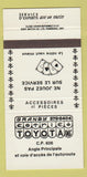Matchbook Cover - Estrie Toyota Granby QC 30 Strike
