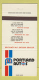 Matchbook Cover - Portalnd Datsun Sheffield UK England 30 Strike