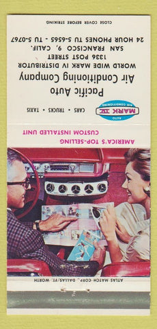 Matchbook Cover - Mark IV Auto Air Conditioning San Francisco CA 30 Strike