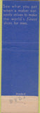 Matchbook Cover - Grogan Supply Co Atlanta TX Nunn Bush