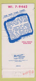 Matchbook Cover - 37th Street Hideaway New York City WORN 30 Strike