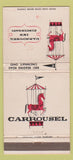 Matchbook Cover - Carrousel Inn Cincinnati OH WEAR 30 Strike