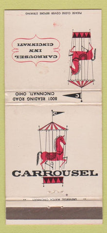 Matchbook Cover - Carrousel Inn Cincinnati OH WEAR 30 Strike