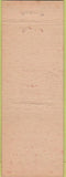 Matchbook Cover - Service Shoe Shop Darlington SC