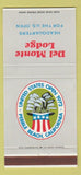 Matchbook Cover - Del Monte Lodge US Open Pebble Beach CA 1971 golf 30 Strike