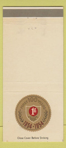Matchbook Cover - 1st National Bank Madison WI 1954 WEAR 30 Strike