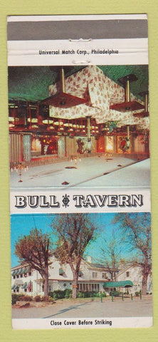Matchbook Cover - Bull Tavern Valley Forge PA 30 Strike