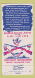 Matchbook Cover - Canal Farm Inn Motel Los Banos CA 30 Strike