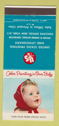 Matchbook Cover - US Printing and Lithograph 30 Strike