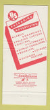 Matchbook Cover - US Printing and Lithograph 30 Strike