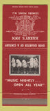 Matchbook Cover - Harry's Inn Somers Point NJ 30 Strike