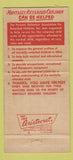 Matchbook Cover - Volunteer Retarded Children East Cleveland OH 30 Strike