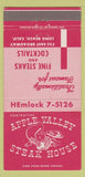 Matchbook Cover - Contratto's Apple Valley Steak House Long Beach CA 30 Strike