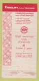 Matchbook Cover - Fidelity Federal Savings Sherman Oaks Long Beach CA 30 Strike
