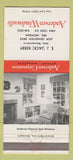 Matchbook Cover - Andersen Windows EJ Jack Kerby Erie MI 30 Strike