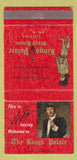 Matchbook Cover - King's Palace Lisle IL steak 30 Strike