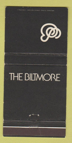 Matchbook Cover - The Biltmore Hotel Los Angeles CA 30 Strike