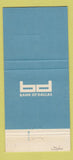 Matchbook Cover - Bank of Dallas TX 30 Strike