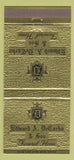 Matchbook Cover - Edward DeCarbo Funeral Home New Castle PA 30 Strike